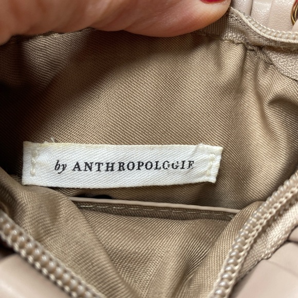 Anthropologie Taupe Lindy Woven Phone Case Crossbody Bag - Picture 9 of 9